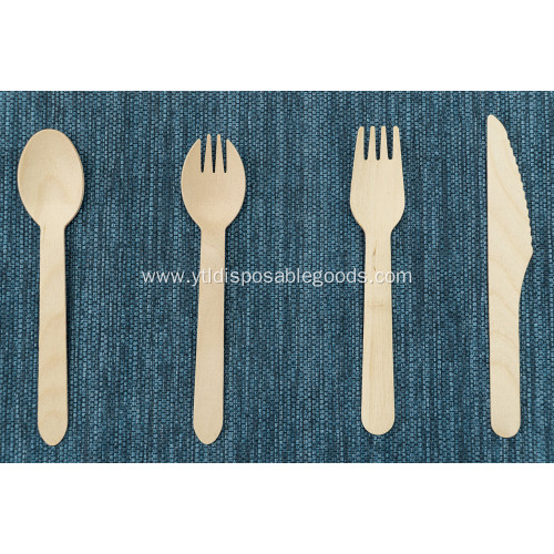 Disposable Wooden Cutlery Spork